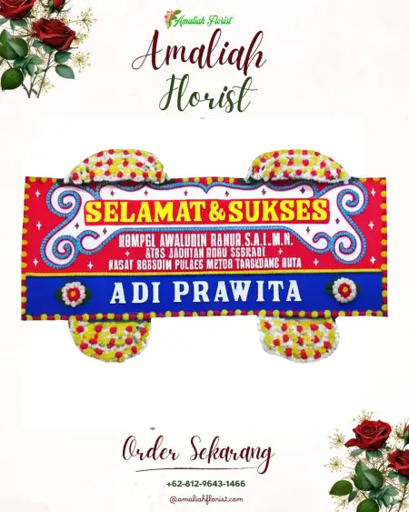 Papan Bunga Ucapan Selamat Sumbereja